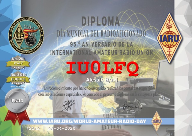 URE IARU 95th Silver #2542